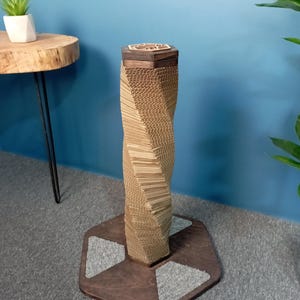 geometric cat scratcher
