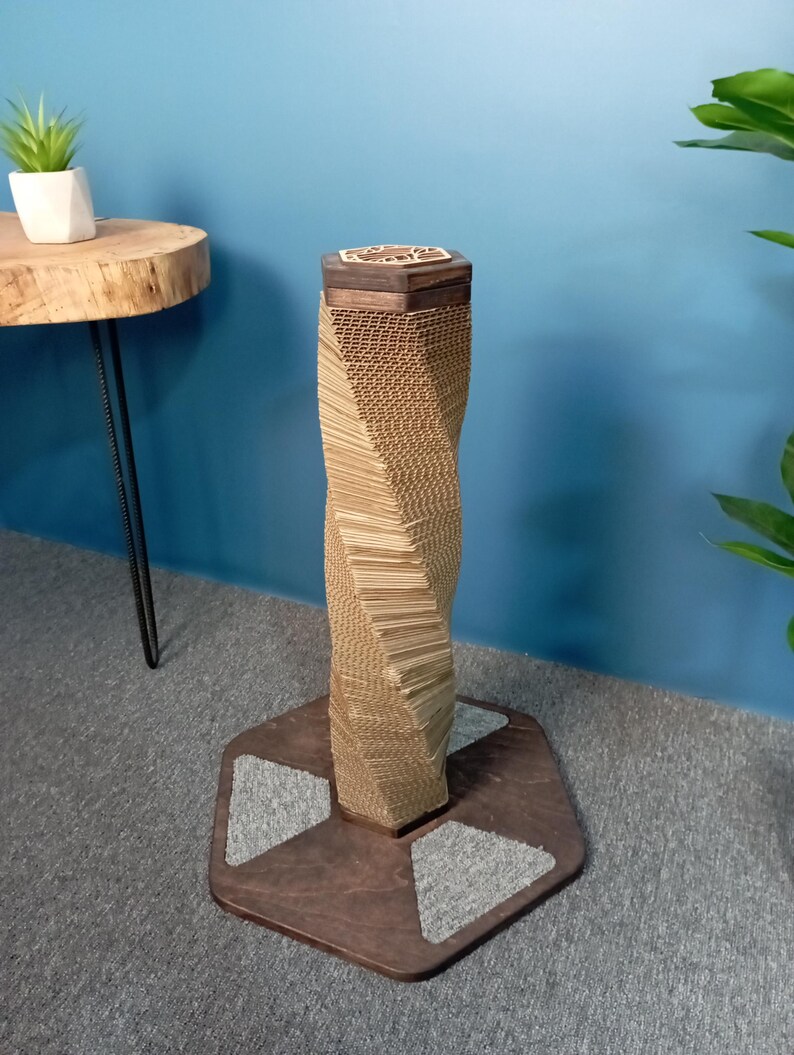 geometric cat scratcher