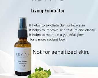 Revive Living Exfoliator: Fruit Acid Skin Refiner for Radiant Glow