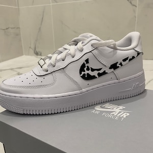 Custom Nike Air Force 1 Cow Print • AF1 •  Custom Sneakers • Custom Shoes • Handpainted Sneakers • Women’s Shoes • Men’s shoes