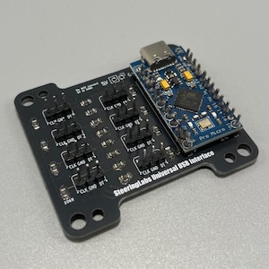 8 Rotary Encoder Input Board, DIY Joystick Encoder, Universal USB Interface Button Box, Sim Steering Wheel, Game Controller PC Plug and Play