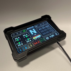 Dashboard Sim Racing con display Vocore da 5" – touchscreen, SimHub, DDU, USB, Moza, Fanatec, Simucube, Simagic, Asetek – SteeringLabs V1