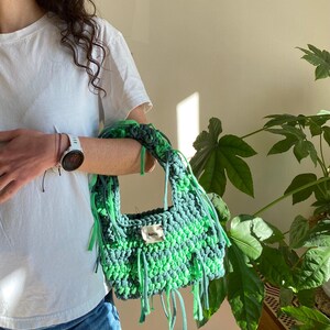 Handmade crochet bag