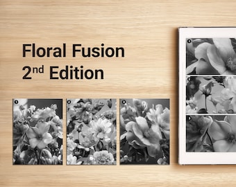 Supernote Screensaver | Supernote Sleep Screen | Custom Screensaver | Floral Fusion 2nd Edition