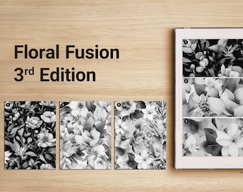 Supernote Screensaver | Supernote Sleep Screen | Custom Screensaver | Floral Fusion 3rd Edition