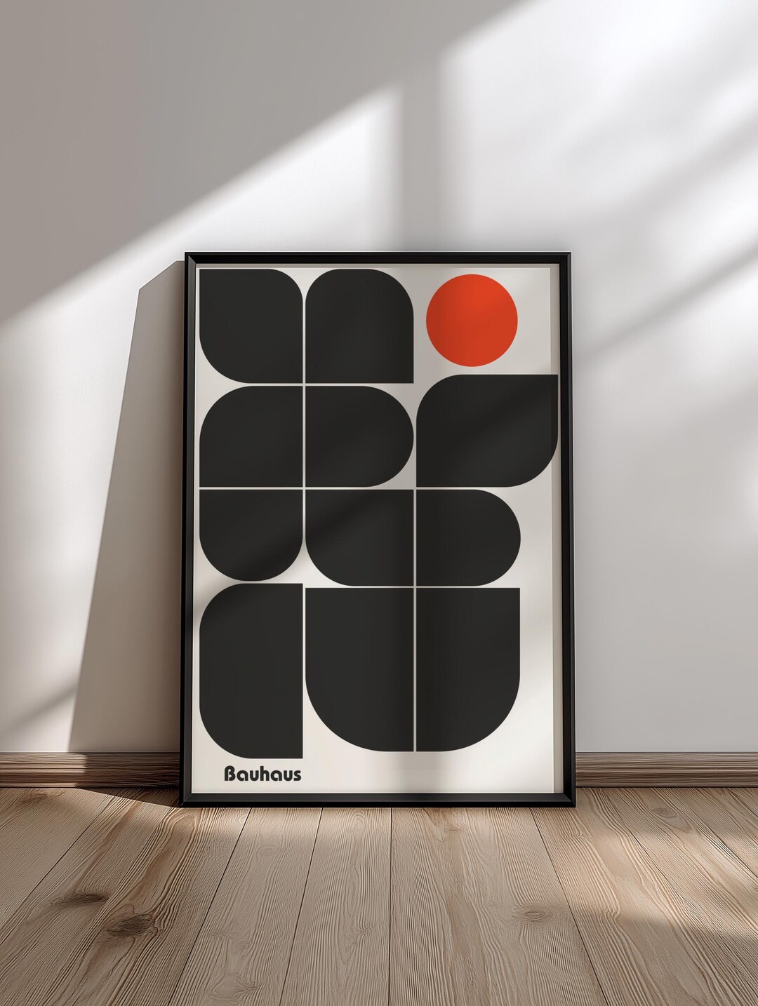 Bauhaus Geometric Print | Mid Century Modern Wall Art (digital Download ...