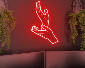 Meanwhile Neon Sign, Twin Peaks Inspired Neon Light, Gift For Sci-Fi Fans, Trendy Wall Art, Bedroom Wall Decor, Quirky Home Interior Decor
