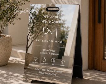 A Frame Sign, A Board Pavement Sign, Sign For Cafes, Exchange Offices, Barbershop, Sidewalk Sign, Custom Store Sign