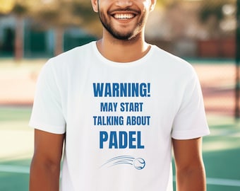 Camiseta Padel Tenis, Regalo Padel para papá, Camiseta unisex, Regalo para el día del padre, Regalo de cumpleaños