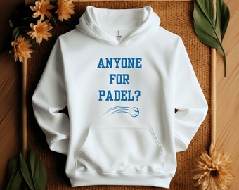 Sudadera con capucha de pádel, sudadera con capucha de pádel unisex, regalo para papá, día del padre, regalo para ella, regalo de cumpleaños