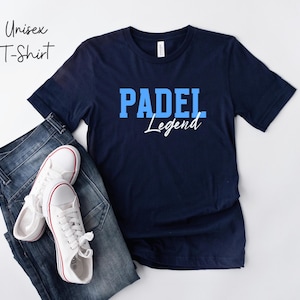 Personalised Padel T-Shirt, Gift For Padel Player, Custom Gift, Birthday Present, Funny Padel Shirt, Gift For Him, Gift For Her, Padel Tee
