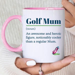 Gift For Golf Mum, Funny Golf Mug, Mum Golf Gift, Mother&#39;s Day Gift, Birthday Present, Gift For Golfer, Mom Golfing Gift, Golfing Coffee Mug