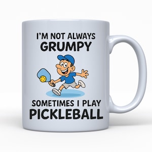 Funny Pickleball Gift For Him, Pickleball Mug, Gift For Pickleballer, Gift For Dad, Father&#39;s Day, Birthday Present, Gift For Boyfriend
