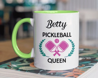 Tazza Pickleball personalizzata, Regalo Pickleball personalizzato, Regalo per la moglie, Regalo di compleanno fidanzata, Regalo per la festa della mamma, Regalo per lei