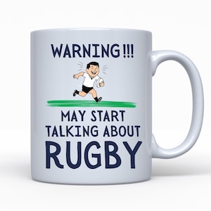 Funny Rugby Gift, Rugby Mug, Gift For Rugby Player, Rugby Union, Rugby League, Gift For Dad, Fathers Day, Birthday Present, Gift For Him