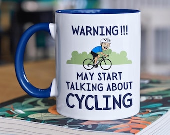 Funny Cycling Gift, Cycling Mug, Gift For Cyclist, Gift For Dad, Gift For Him, Father's Day, Bike Rider Gift, Birthday Present, Cycling Team