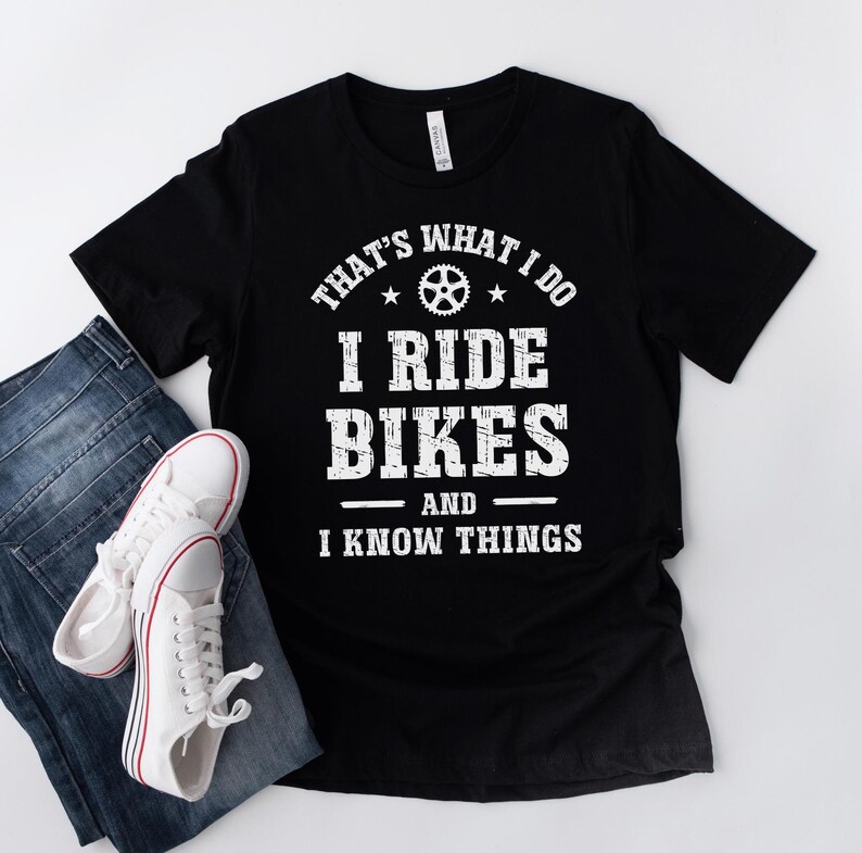 Mountain Bike Shirt, Funny Cycling T-Shirt, Gift For Cyclist, MTB Gift, Biker Gift, Gift For Dad, Gift For Grandad Husband, Father's Day Black