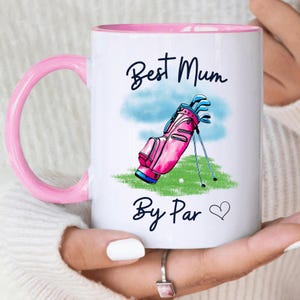 Golf Gift For Mum, Personalised Golf Mug, Gift For Mum, Best Mum Gifts, Mother&#39;s Day, Golfing Mug, Custom Gift for Golfer, Gift For Grandma
