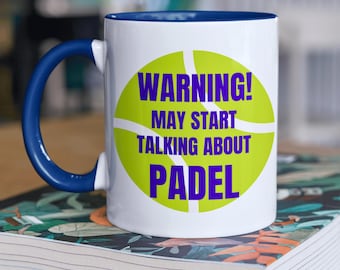 Funny Padel Gift, Padel Mug, Gift For Padel Player, Gift For Father's Day, Birthday Present, Gift For Dad, Paddle Tennis, Christmas Gift