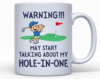 Hole-in-one Golf Mug, Funny Gift For Hole-in-one, Golf Ace, Gift For Golfer, Gift For Dad Grandad, Gift For Boyfriend, Birthday Present