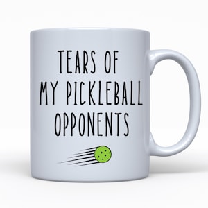 Funny Pickleball Mug, Gift For Pickleballer, Funny Pickleball Gift For Him, Gift For Dad, Birthday, Gift For Boyfriend, Team Player Gift