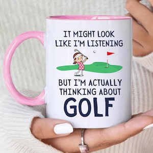 Golf Gift For Her, Funny Golf Mug, Gift For Girlfriend, Golfer Girl, Golf Humour, Gift For Mum, Birthday Present, Coffee Mug, Mother&#39;s Day