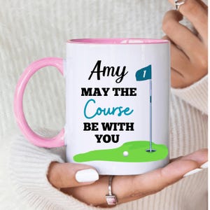 Personalised Golf Gift, Golf Mug, Name Mug, Gift For Girlfriend, Funny Golf Mug, Birthday Present, Custom Gift Golfer, Gift For Her