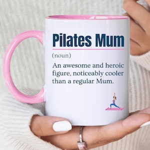 Pilates Gift For Mum, Pilates Mug, Funny Pilates Gift, Definition Mug, Mother&#39;s Day, Birthday Present, Gift For Her, Christmas, Coffee Mug