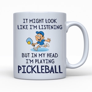 Funny Pickleball Gift, Pickleball Mug, Gift For Pickleballer, Gift For Him, Gift For Dad, Gift For Husband, Father&#39;s Day, Birthday Present