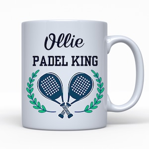 Mug personnalisé, cadeau padel pour papa, cadeau fête des pères, cadeau padel personnalisé, cadeau pour joueur de padel, cadeau d'anniversaire, paddle-tennis