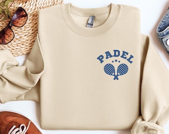 Padel T-Shirt Sweatshirt Hoodie, Gift For Padel Player, Paddle Tennis Shirt, Unisex Sizing