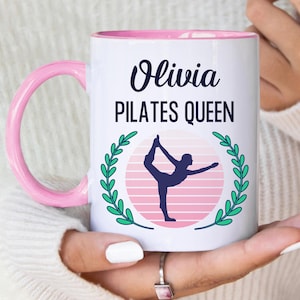 Personalised Pilates Gift, Pilates Mug, Gift For Pilates, Funny Pilates Gift, Birthday Present, Custom Fitness Gift For Her, Gift For Mum