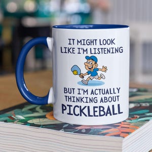 Pickleball Gift For Him, Funny Pickleball Mug, Gift For Pickleballer, Gift For Dad, Gift For Boyfriend, Birthday Present, Partner Gift