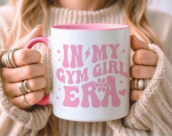 Gym Girl Era Mug, Gift For Gym Lover, Gift For Her, Gym Gift, Workout Fitness Gift, Gift For Girlfriend, Five Colours