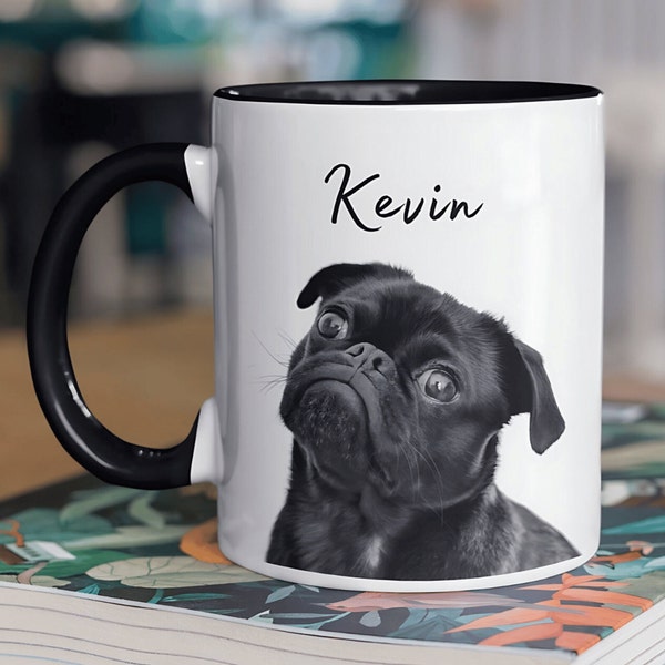 Personalised Pet Photo Mug, Personalised Mug, Custom Pet Mug, Cat Dog Gifts, Father's Day Gift