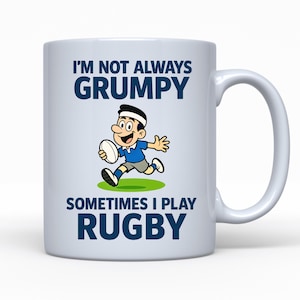 Funny Rugby Gift For Him, Rugby Mug, Gift For Rugby Player, Rugby Union Gift, Rugby League Gift, Gift For Dad, Birthday Gift For Boyfriend