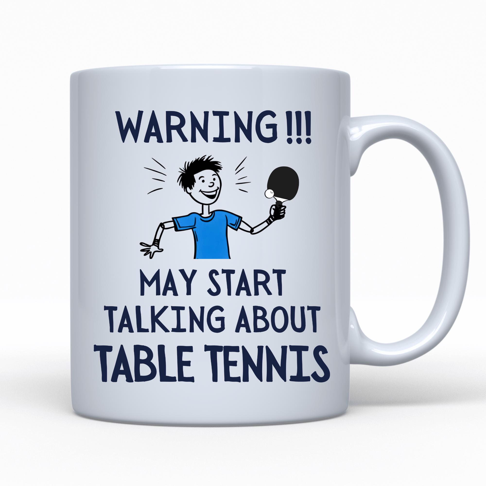 Table Tennis Gift, Funny Table Tennis Mug, Gift For Ping Pong Player, Gift For Dad Husband, Father's Day, Birthday Present, Gift For Him