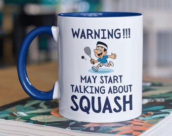 Squash Gift For Him, Funny Squash Mug, Gift For Squash Player, Squash Gift, Gift For Dad, Father's Day, Birthday Present, Gift For Husband