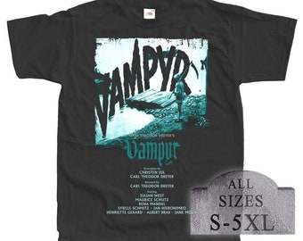 Vampyr V12 Horror Poster T-SHIRT All sizes S-5XL Cotton