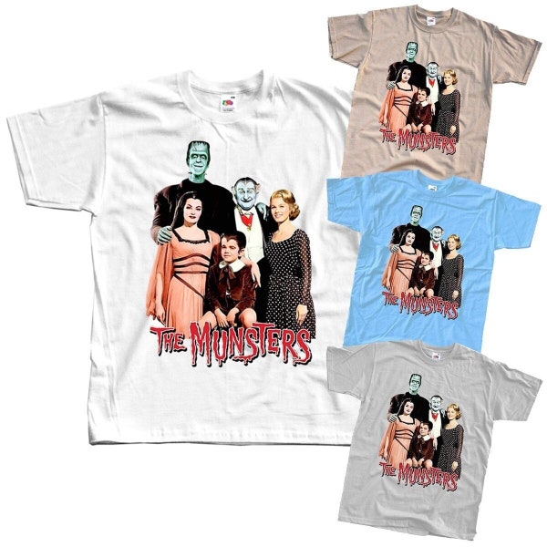 The Munsters V20 Horror Poster T-SHIRT All sizes S-5XL Cotton