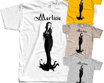 The Addams Family - Morticia V2 Horror Poster T-SHIRT All sizes S-5XL Cotton