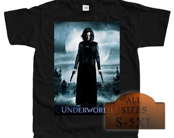 Underworld V2 affiche de film d'horreur t-shirt noir toutes tailles S-5XL coton