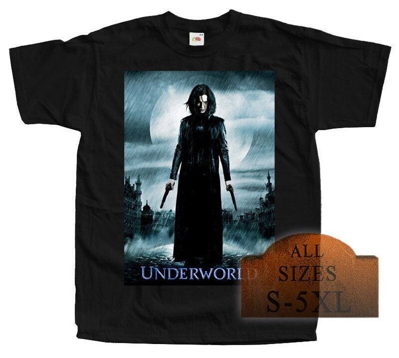 Underworld V2 Horror Movie Poster T SHIRT Black All sizes S-5XL Cotton image 1