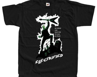 Frankenstein V21 affiche d'horreur t-shirt noir toutes tailles S-5XL coton