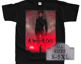 A Monster Calls V1 Horror Poster T SHIRT All sizes S-5XL Cotton