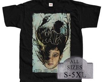 A Monster Calls V12 Horror Poster T-SHIRT All sizes S-5XL Cotton