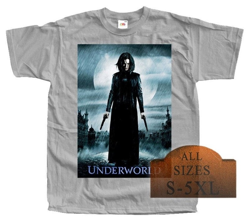 Underworld V2 Horror Movie Poster T SHIRT Black All sizes S-5XL Cotton image 5