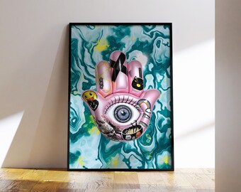 Modern Art, 3D Art, Tattoo & Sticker, Art Print, Giclée, Wall Art, Motivational, Contemporary Art, Various Variations