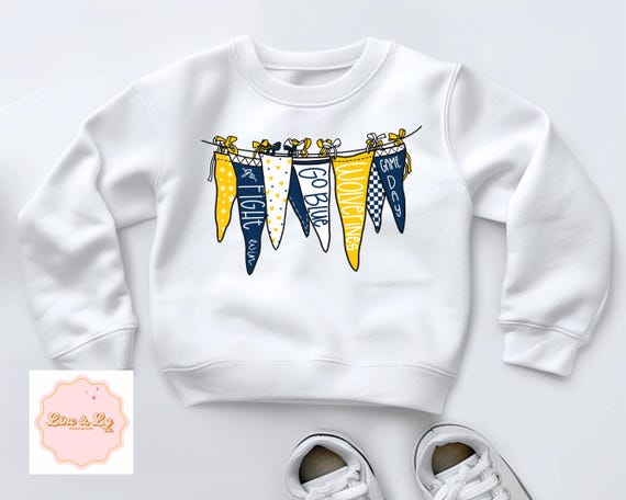 Michigan Youth CrewNeck, Unisex Sizing, Sweater, UofM crewneck, Children’s Tops, Michigan wolverines spirit wear, Girls UofM Tee, Top, UofM