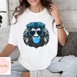 Detroit Lions Inspired tee, preppy lion tee, lion football shirt, Detroit lions, Detroit Sports outfit, Unisex Sizes, mommy and me, girly